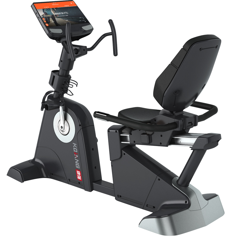 尊龙时凯商用卧式单车CR900T磁控车自发电健身车健身房专用