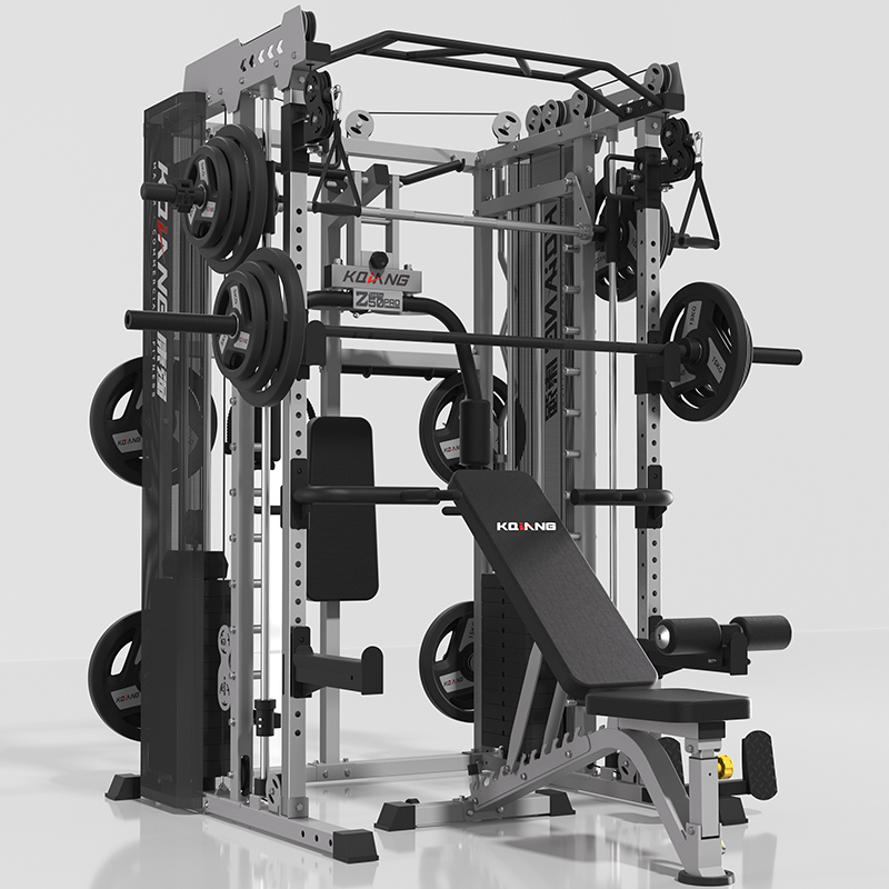 尊龙时凯Z50Pro史密斯机综合训练器多功能力量器械家用健身器材深蹲架 Z50Pro推胸夹胸-豪华版A套装