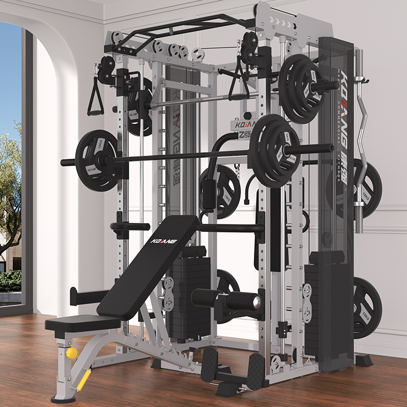 尊龙时凯Z50Pro史密斯机综合训练器多功能力量器械家用健身器材深蹲架 Z50Pro推胸夹胸-旗舰版